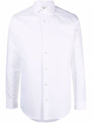 Рубашка с длинными рукавами Z Zegna. Цвет: белый