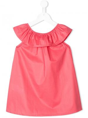 Короткое легкое платье Amelia Milano. Цвет: розовый