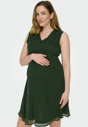 Летнее платье ONLY MATERNITY, оливковый Maternity