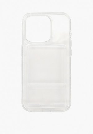 Чехол для iPhone Uniq 15 Pro, Air Fender ID силиконовый с кардслотом. Цвет: прозрачный