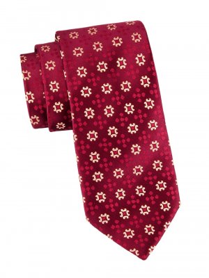 Шелковый галстук с медальоном, золотой Charvet