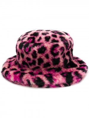 Шляпа с леопардовым принтом Alberta Ferretti