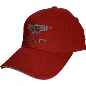 Бейсболка бини Кепка Бентли мужская женская, размер 55-58, красный Bentley. Цвет: серый