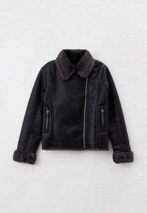 Куртка кожаная Losan. Цвет: черный