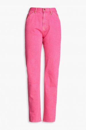 Прямые джинсы Le De Nimes с высокой посадкой JACQUEMUS, розовый Jacquemus