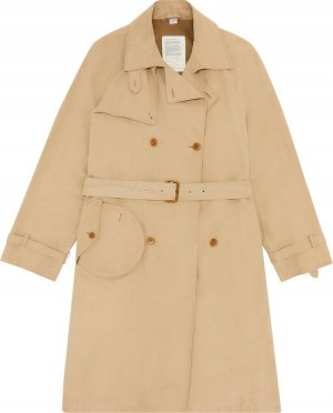 Пальто Vintage Double Breasted Belted Trench Coat Khaki, загар Hussein Chalayan