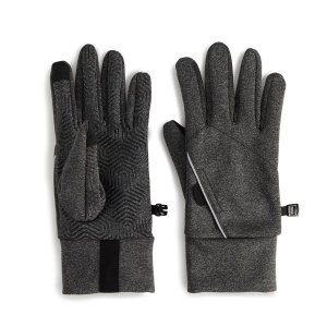 Мужские эластичные перчатки для сенсорного экрана с карманом Tek Gear