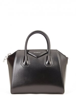 Antigona mini черная женская кожаная сумка через плечо Givenchy