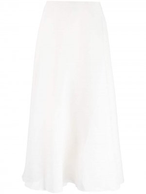 High-waisted flared skirt GIA STUDIOS. Цвет: белый