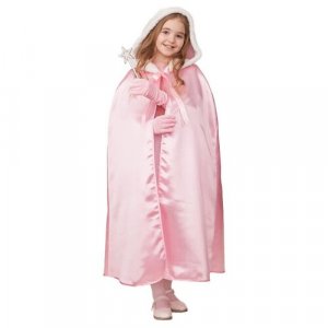 Карнавальный Плащ Принцессы - Розовый Сатин, рост 128-140 см 22-49-134-68 Батик. Цвет: розовый