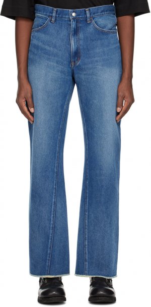 Синие расклешенные джинсы N.Hoolywood