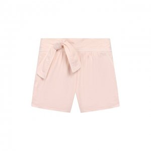 Хлопковые шорты MARC JACOBS (THE). Цвет: розовый