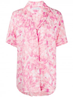 Рубашка оверсайз с абстрактным принтом Faithfull the Brand. Цвет: розовый