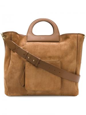 Classic tote bag Max Mara. Цвет: коричневый