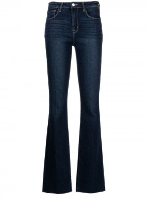 LAgence прямые джинсы Ruth с завышенной талией L'Agence. Цвет: синий