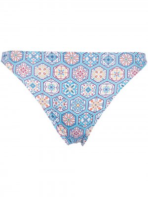 Tati geometric bikini bottoms Solid & Striped. Цвет: синий