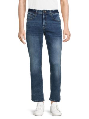 Узкие прямые джинсы Evan-X с высокой посадкой Buffalo David Bitton, цвет Authentic Navy Bitton