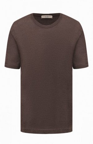 Кашемировая футболка Co. Цвет: коричневый