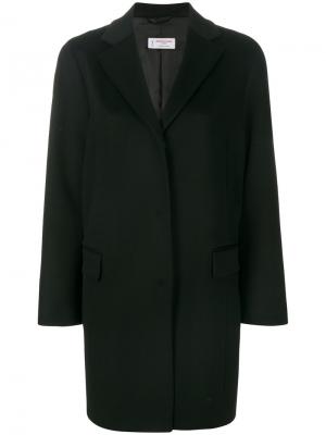 Однобортное пальто Alberto Biani. Цвет: чёрный