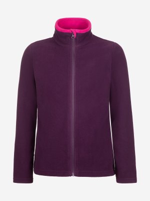 Джемпер флисовый для девочек , Фиолетовый, размер 152 Outventure. Цвет: фиолетовый