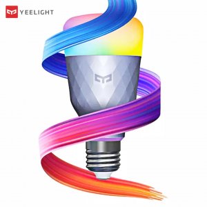 Yeelight 1SE красочная лампа E27 умное приложение WIFI пульт дистанционного управления умная светодиодная температуры работает с Google Alexa Xiaomi