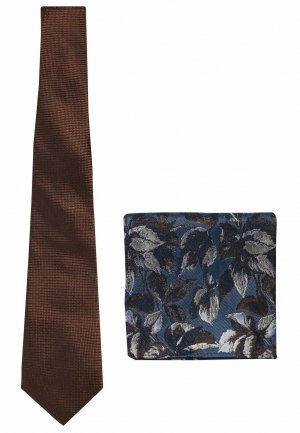 Нагрудный платок SET REGULAR , цвет rust brown navy blue floral Next