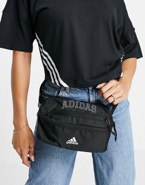 Черная сумка-кошелек с логотипом adidas-Черный цвет adidas performance