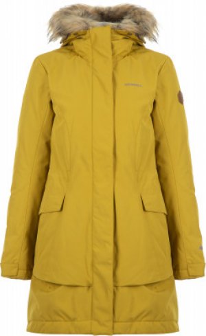 Куртка утепленная женская , размер 46 Merrell. Цвет: желтый