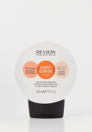 Краска для волос Revlon Professional NUTRI COLOR FILTERS тонирования, 400 мандарин, 240 мл. Цвет: оранжевый