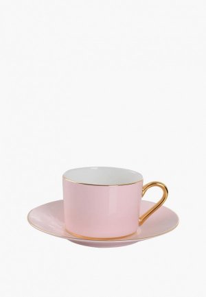 Чайная пара Mandarin Decor Бонбон, 170 мл. Цвет: розовый
