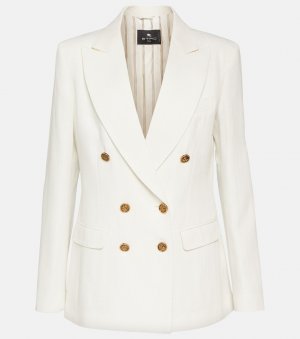 Двубортный пиджак, белый Etro