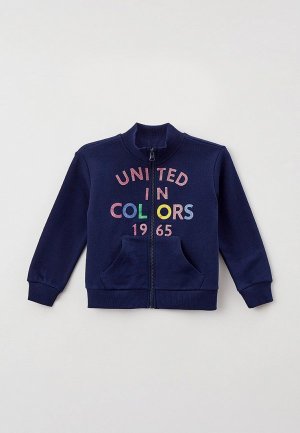 Олимпийка United Colors of Benetton. Цвет: синий