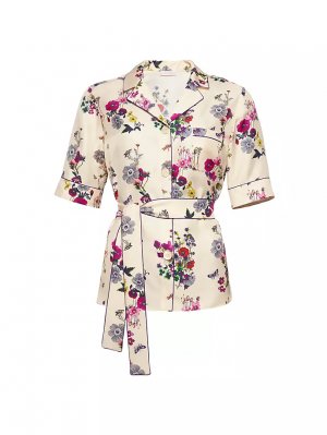 Шелковая рубашка с цветочным принтом Anemone , цвет imprime herbier Eres