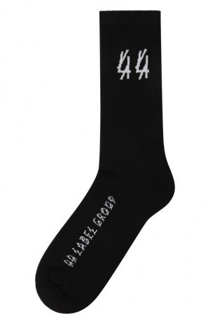 Хлопковые носки 44 Label Group. Цвет: чёрный