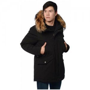 Зимняя куртка мужская CLASNA 124 размер 56, темно-синий