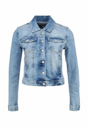 Куртка джинсовая Conver CO005EWBUX70. Цвет: голубой