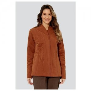 Женская куртка Тотси/50_коричневый D'IMMA fashion studio. Цвет: коричневый