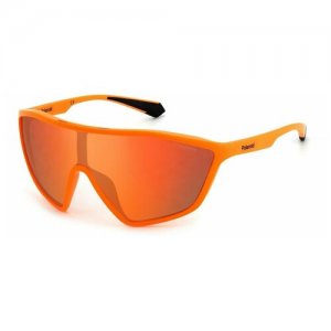Солнцезащитные очки  PLD 7039/S L7Q OZ OZ, оранжевый Polaroid. Цвет: желтый