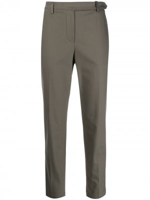 Укороченные прямые брюки чинос Brunello Cucinelli. Цвет: зеленый