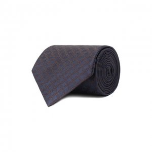 Шелковый галстук Brioni. Цвет: синий