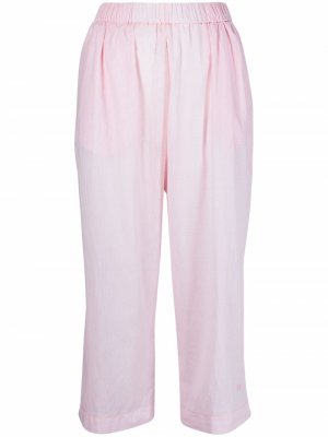Укороченные брюки Forte. Цвет: розовый