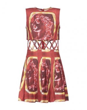 Короткое платье TATA-NAKA. Цвет: красный