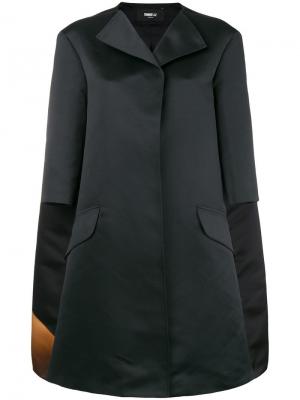 Пальто с укороченными рукавами Yang Li. Цвет: чёрный