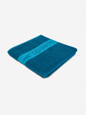 Полотенце махровое Border Towel, 140 х 70 см, Голубой Speedo. Цвет: голубой