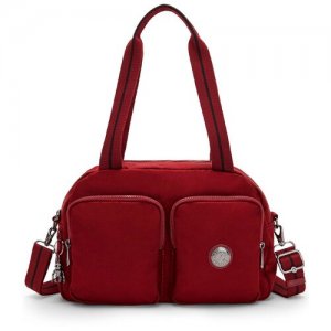 Сумка KI6454U75 Cool Defea Medium Shoulder bag *U75 Elevated Wine Kipling. Цвет: красный