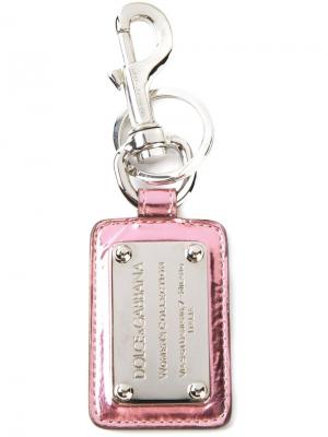 Брелки и цепочки для ключей Dolce & Gabbana. Цвет: розовый и фиолетовый
