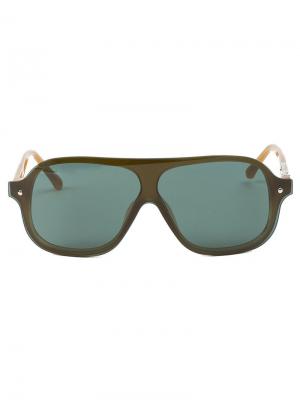 Солнцезащитные очки-авиаторы 3.1 Phillip Lim. Цвет: зелёный