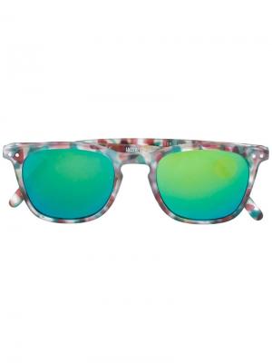 Солнцезащитные очки с квадратной оправой See Concept. Цвет: зелёный