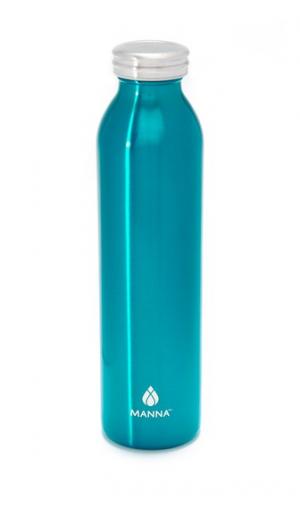 Бутылка для воды емкостью 20 унций из нержавеющей стали в стиле ретро Manna