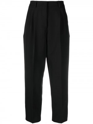 Укороченные брюки с завышенной талией Société Anonyme. Цвет: черный
